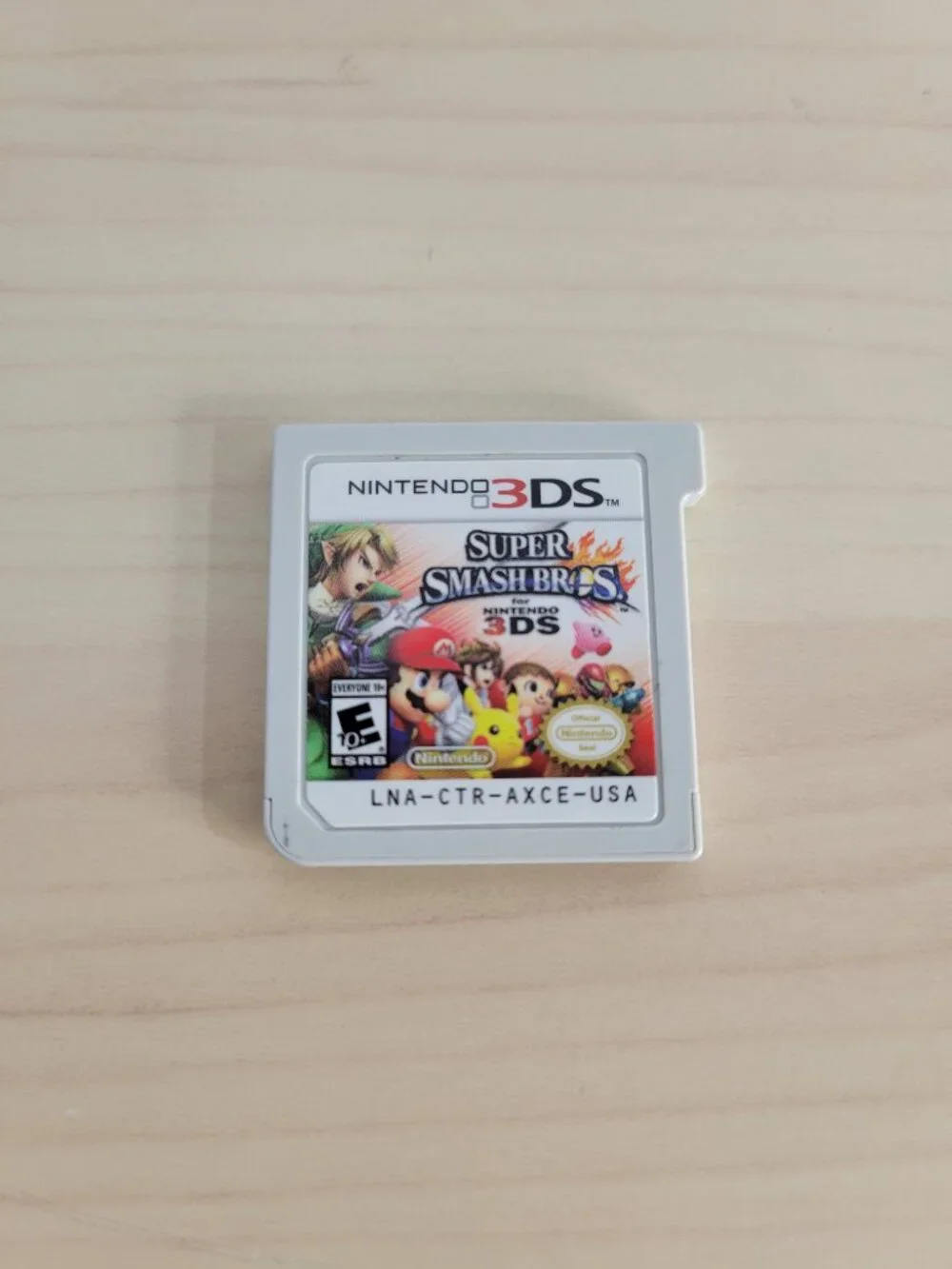 NINTENDO 3DS Super Smash Mario Brothers Bros Game Cartridge- Not Tested Complete